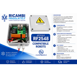 RF2548 Centralina compatibile ROBOTS FIC per tank latte