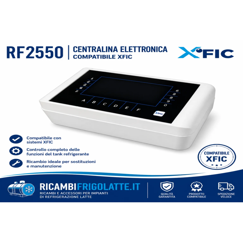 RF2550 centralina XFIC compatibile per tank latte
