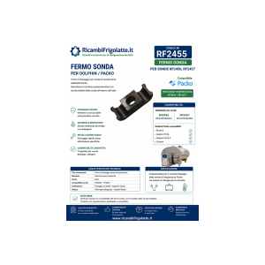 RF2455 Fermo sonda PACKO Dolphin PCV4-2 iControl