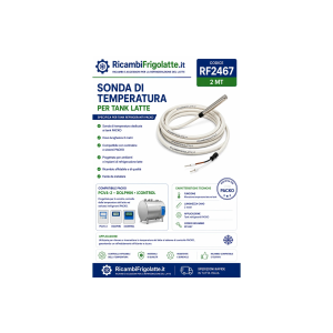 RF2467 Sonda temperatura 2 m PACKO Dolphin PCV4-2