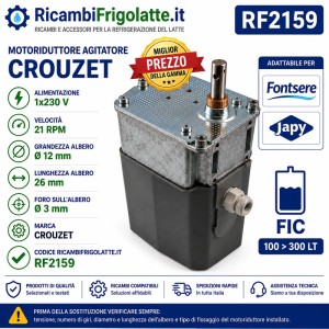 RF2159 CROUZET 21 RPM Fontsere Japy FIC 100–300 L