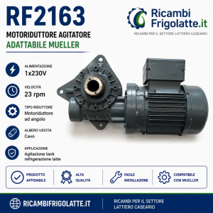 RF2163 Motoriduttore 23 RPM 230V adattabile Mueller