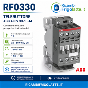 RF0330 Teleruttore ABB AF09-30-10-14 9A | Ricambi Frigolatte