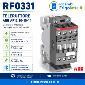 RF0331 Teleruttore ABB AF12-30-10-14 12A | Ricambi Frigolatte