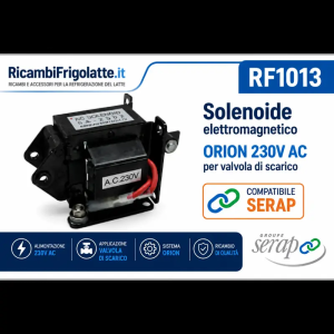 RF1013 Solenoide ORION 230V per valvola SERAP | RicambiFrigolatte.it