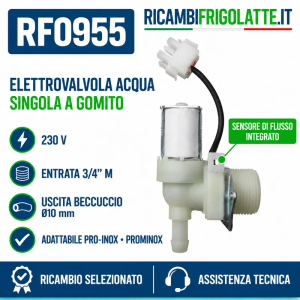 RF0955 Elettrovalvola con sensore Prominox
