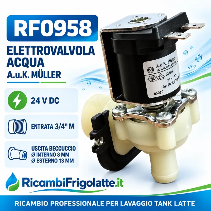 RF0958 Elettrovalvola A. u. K. Müller 24V DC