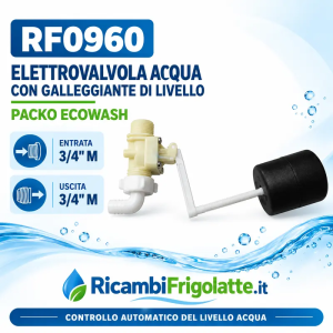 RF0960 Elettrovalvola con galleggiante Packo Ecowash