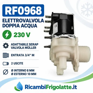 RF0968 Elettrovalvola Müller 230V per Serap