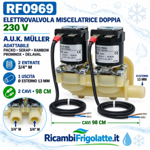 RF0969 Elettrovalvola doppia Müller 230V