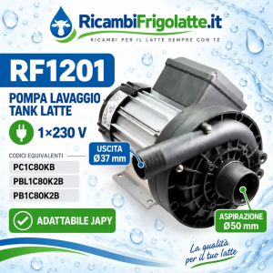 RF1201 Pompa SIREM PB1C80K2B 230V per Japy
