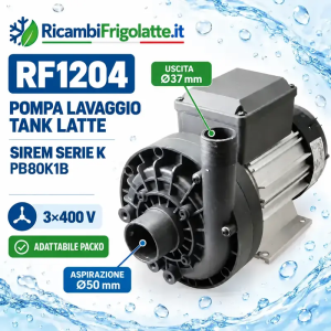 RF1204 Pompa SIREM PB80K1B 400V Packo