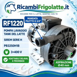 RF1220 Pompa SIREM PB3250H1B 3×400V Serie H