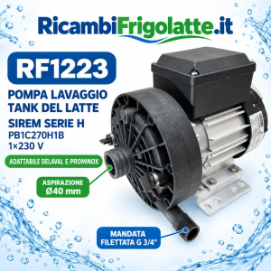 Pompa SIREM PB327H1B 3×400V Serie H | RF1222
