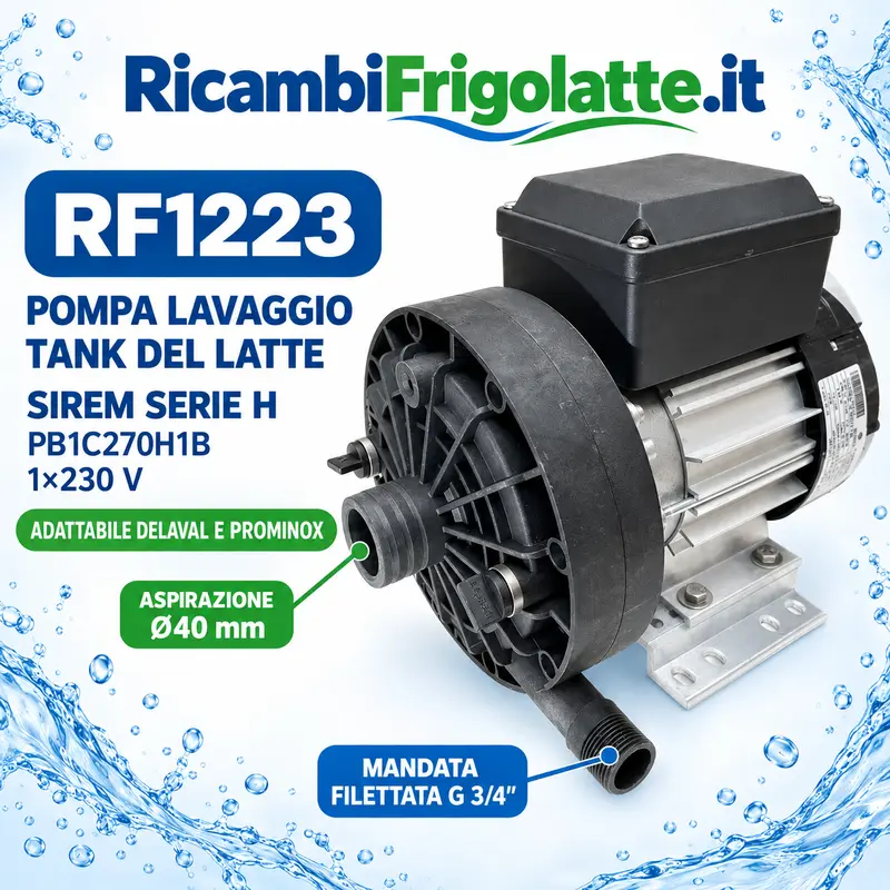 Pompa SIREM PB327H1B 3×400V Serie H | RF1222