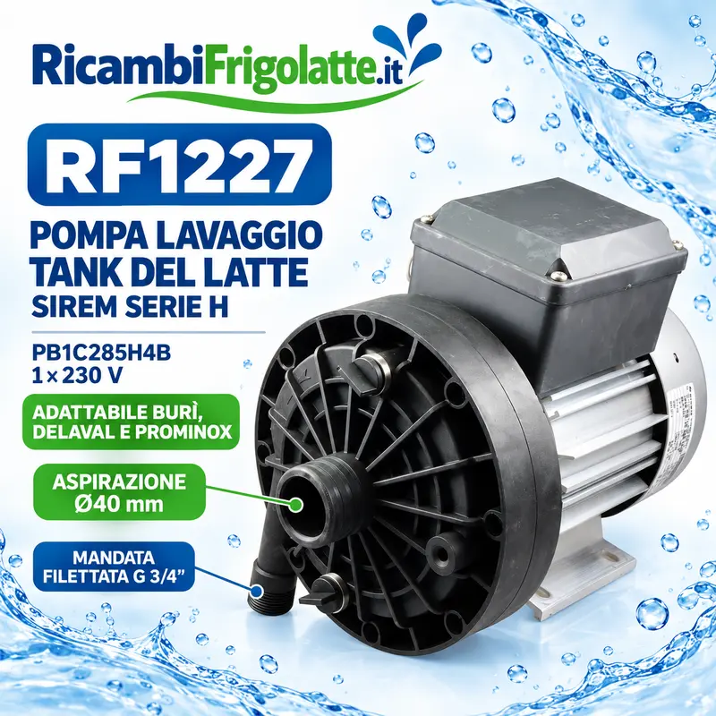 Pompa SIREM PB1C285H4B 230V Serie H | RF1227