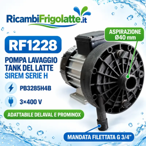 Pompa SIREM PB3285H4B 3×400V Serie H | RF1228
