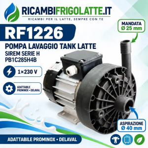 RF1226 Pompa SIREM PB1C285H4B 230V Prominox DeLaval