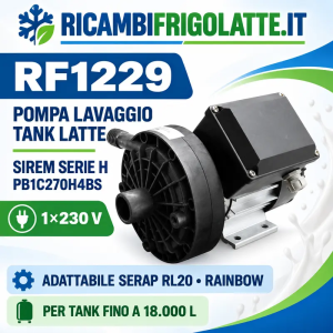 RF1229 Pompa SIREM PB1C270H4BS SERAP RL20 Rainbow