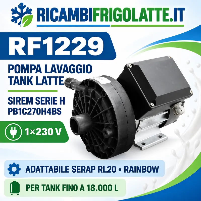 RF1229 Pompa SIREM PB1C270H4BS SERAP RL20 Rainbow