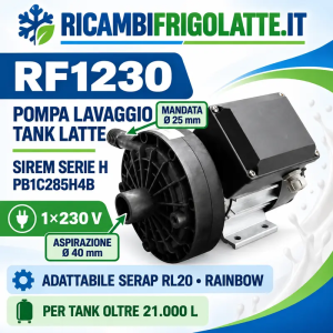 RF1230 Pompa SIREM PB1C285H4B SERAP RL20 Rainbow