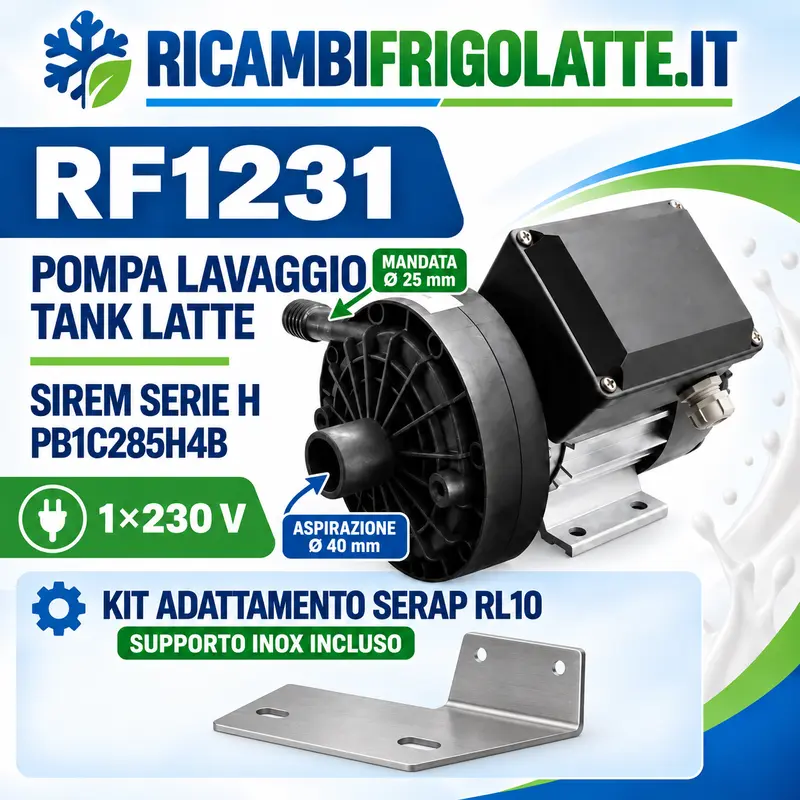 RF1231 Pompa SIREM PB1C285H4B kit SERAP RL10