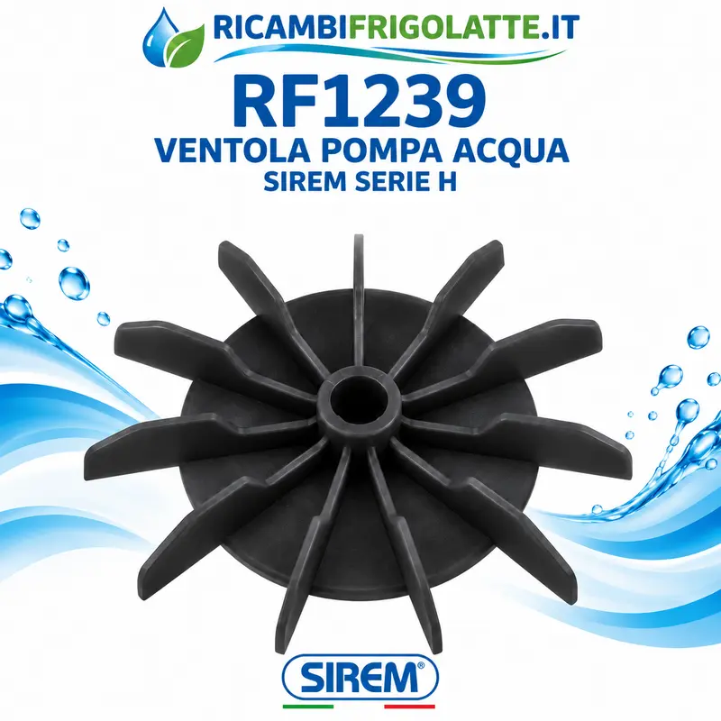 RF1239 Ventola pompa lavaggio SIREM Serie H