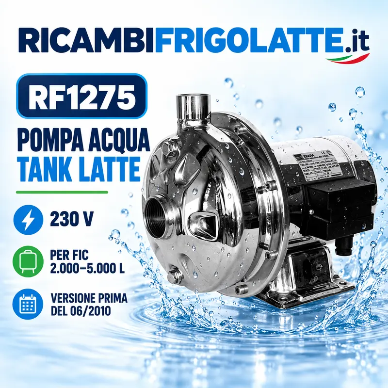 RF1275 Pompa lavaggio 230 V per tank FIC 2000–5000 L