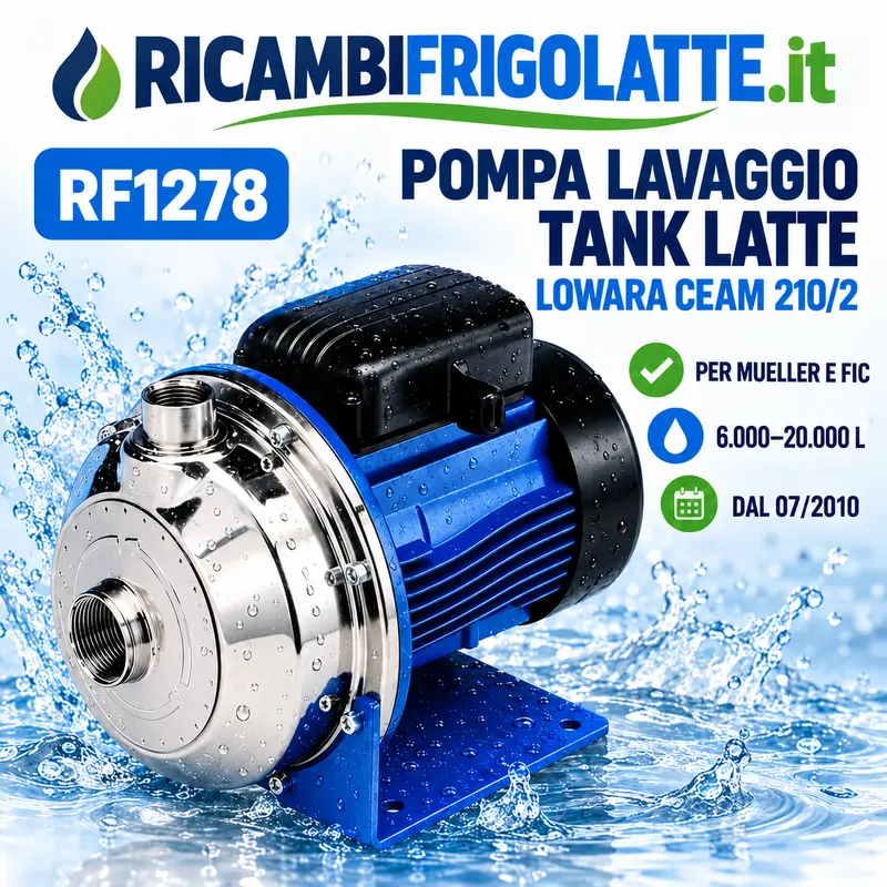 RF1278 Pompa LOWARA CEAM 210/2 per tank MUELLER e FIC