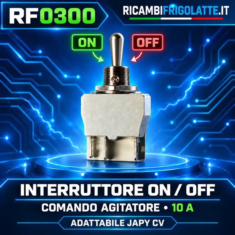 RF0300 Interruttore ON/OFF 10 A agitatore Japy CV