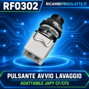 RF0302 Pulsante avvio lavaggio Japy CF e CFS
