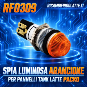 RF0309 Spia luminosa arancione per tank Packo