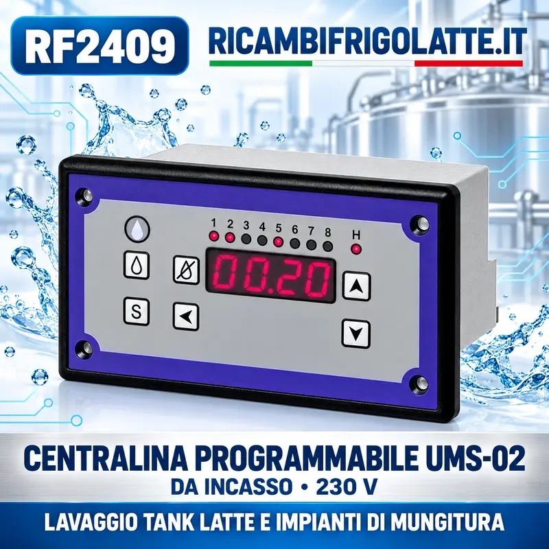 Centralina MAKOT UMS-02 per lavaggio tank latte