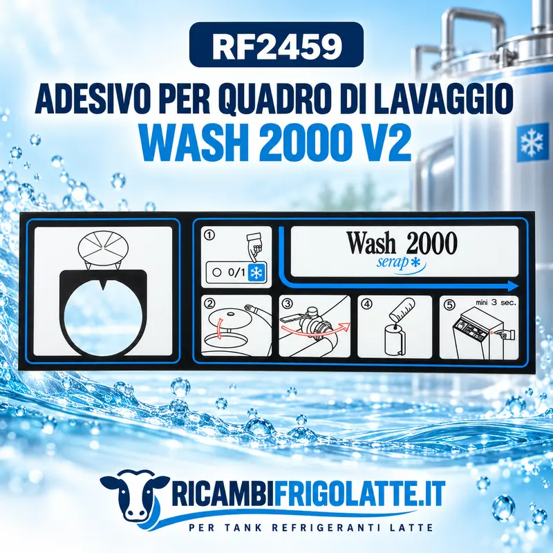 RF2459 Adesivo quadro lavaggio Serap Wash 2000 V2