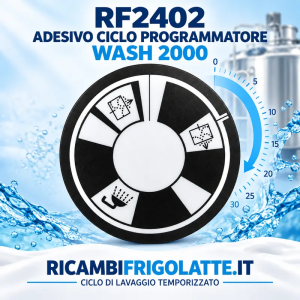 RF2402 Adesivo ciclo programmatore Serap Wash 2000
