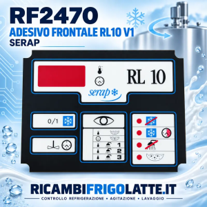 RF2470 Adesivo frontale centralina Serap RL10 V1