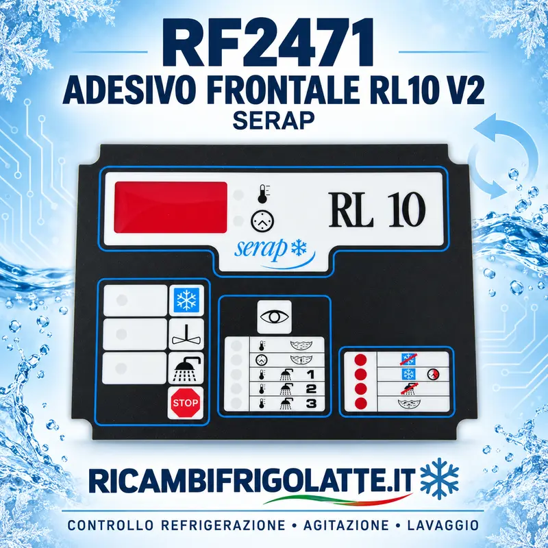 RF2471 Adesivo frontale Serap RL10 V2 | Tank latte