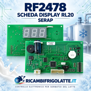 RF2478 Scheda display Serap RL20 per tank latte
