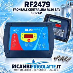 RF2479 Frontale centralina Serap RL20 SAV con viti