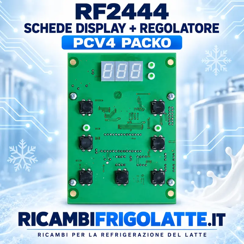 RF2444 Scheda display regolatore PCV4 Packo