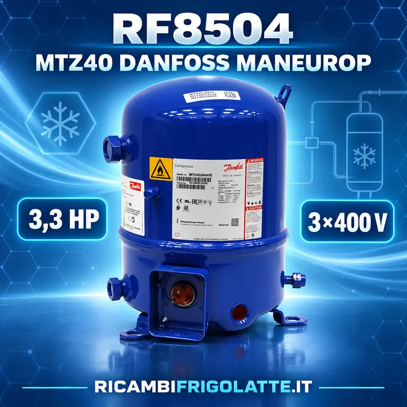 Compressore Danfoss Maneurop MTZ40 3,3 HP 400 V | RF8504