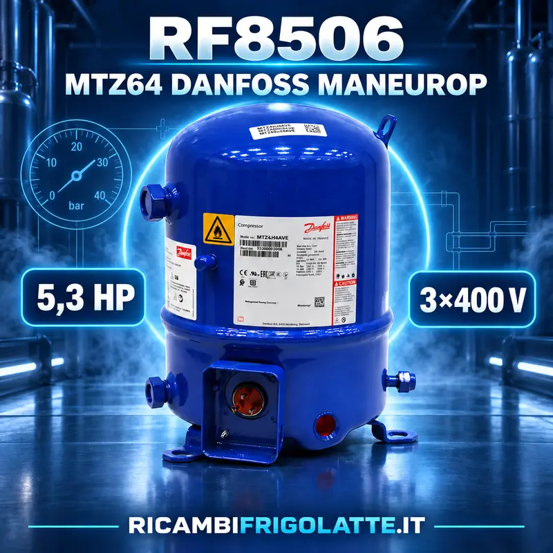 Compressore Danfoss Maneurop MTZ64 5,3 HP 400 V | RF8506