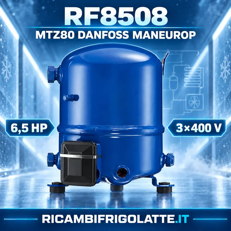Compressore Danfoss Maneurop MTZ80 6,5 HP 400 V | RF8508