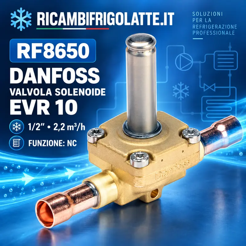 Valvola solenoide Danfoss EVR 10 NC 1/2″ | RF8650