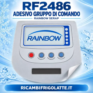 Adesivo frontale Rainbow SERAP per tank latte | RF2486