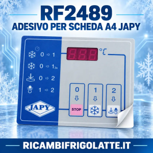 Adesivo frontale scheda A4 JAPY tank latte | RF2489