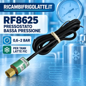 RF8625 Pressostato bassa pressione tank latte FIC