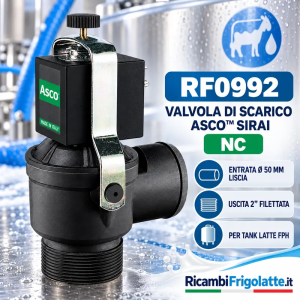 Valvola scarico ASCO Sirai NC Ø50 2 pollici FPH – RF0992