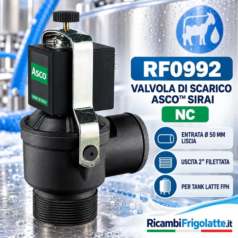 Valvola scarico ASCO Sirai NC Ø50 2 pollici FPH – RF0992