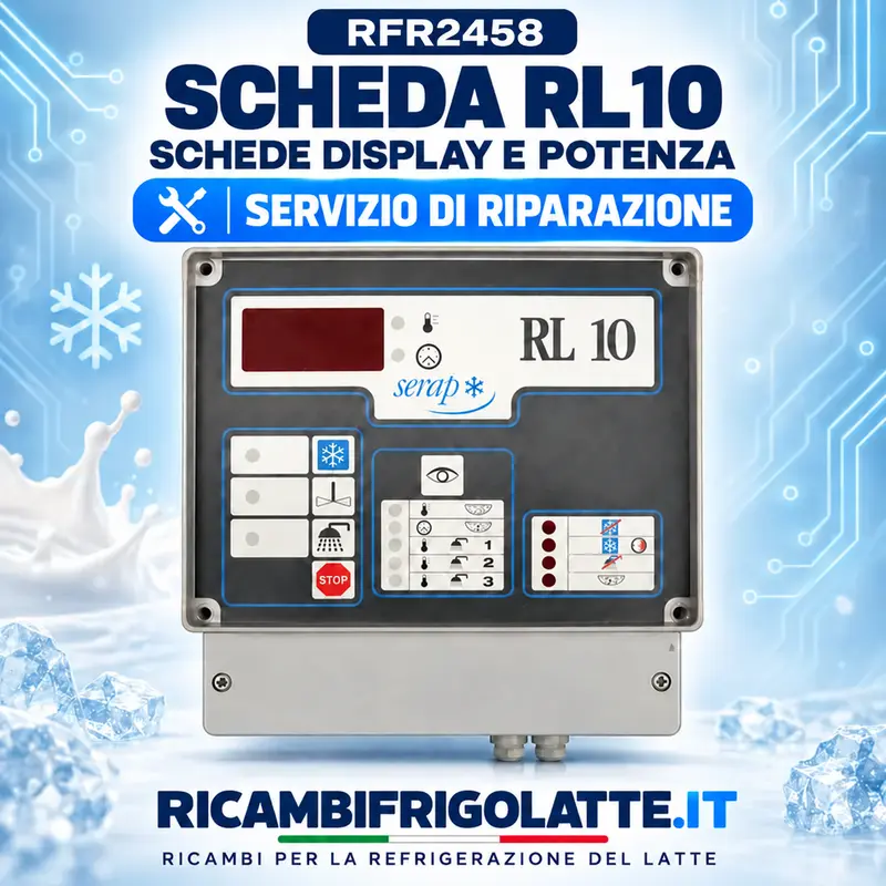 RFR2458 Riparazione schede display e potenza Serap RL10